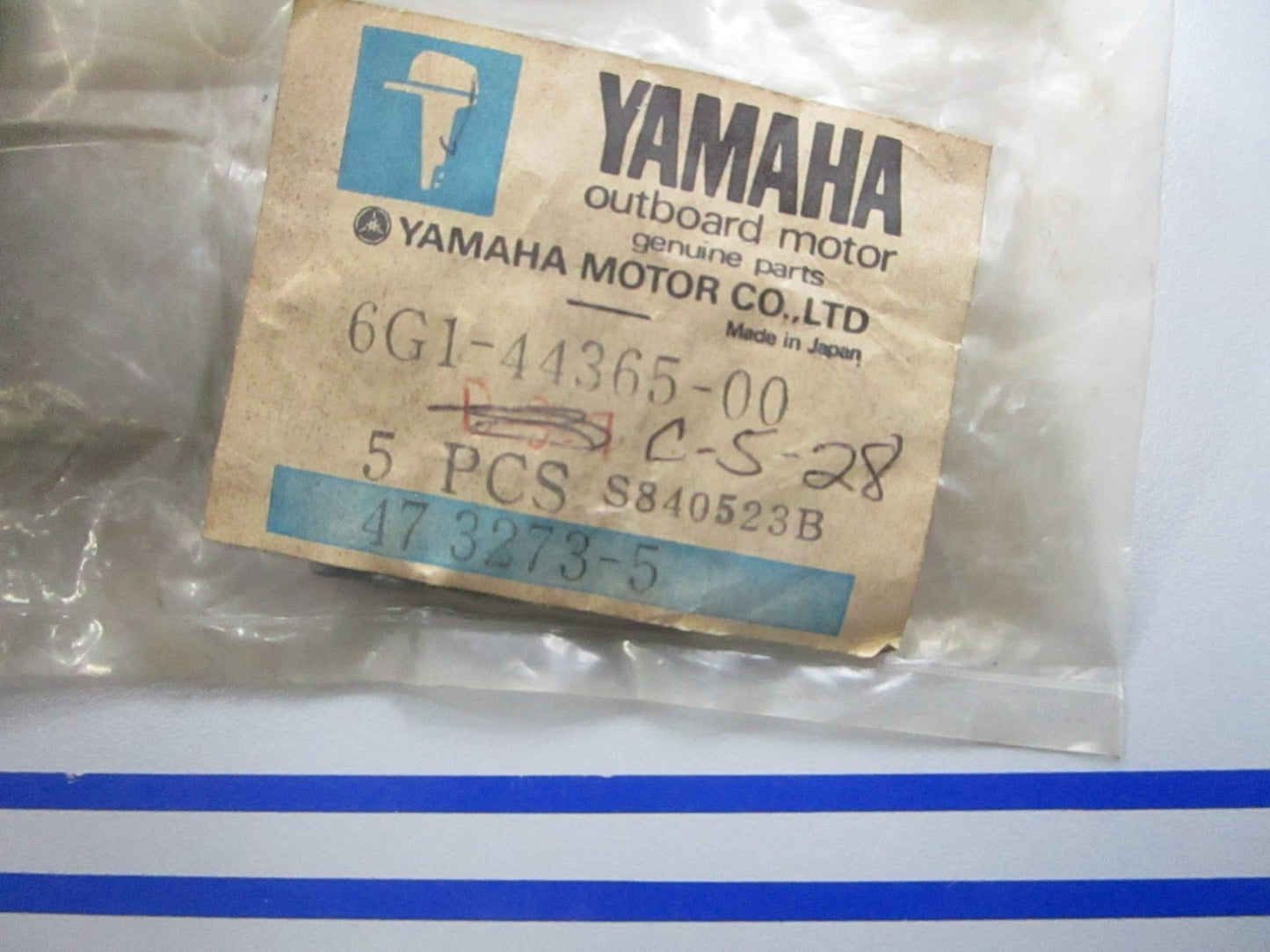 *NEW OEM* (LOT OF 5) 0810 Yamaha Water Seal Damper 6G1-44365-00-00