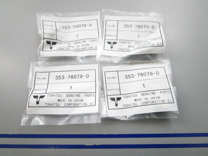NEW OEM (LOT OF 4) 353-76079-0 353760790 Tohatsu Collar 0810