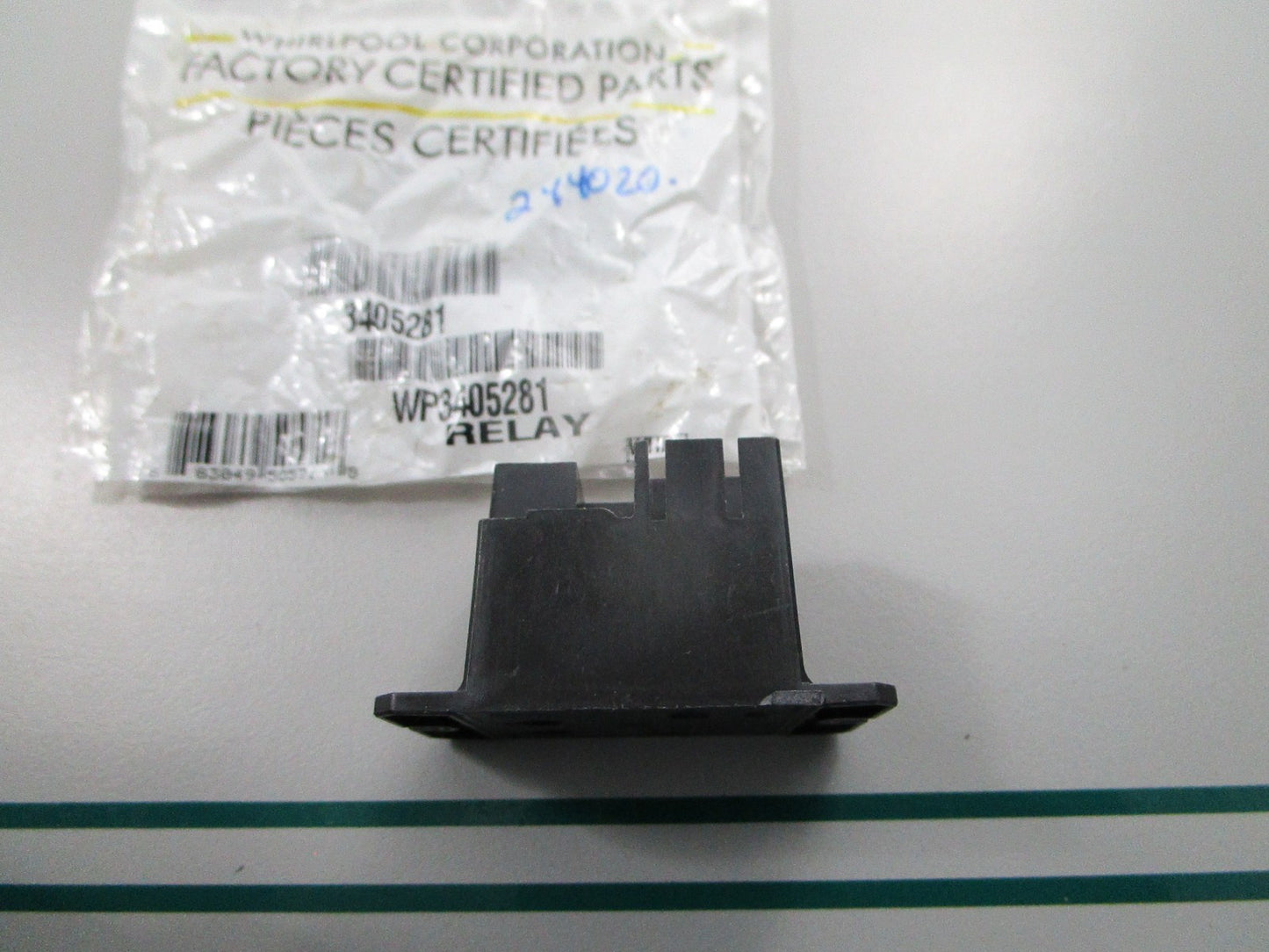 NEW OEM WP3405281 Whirlpool Relay 0810