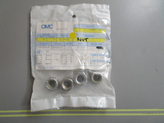 *NEW OEM* (LOT OF 4) 0810 OMC Johnson Evinrude Nut 313623 0313623