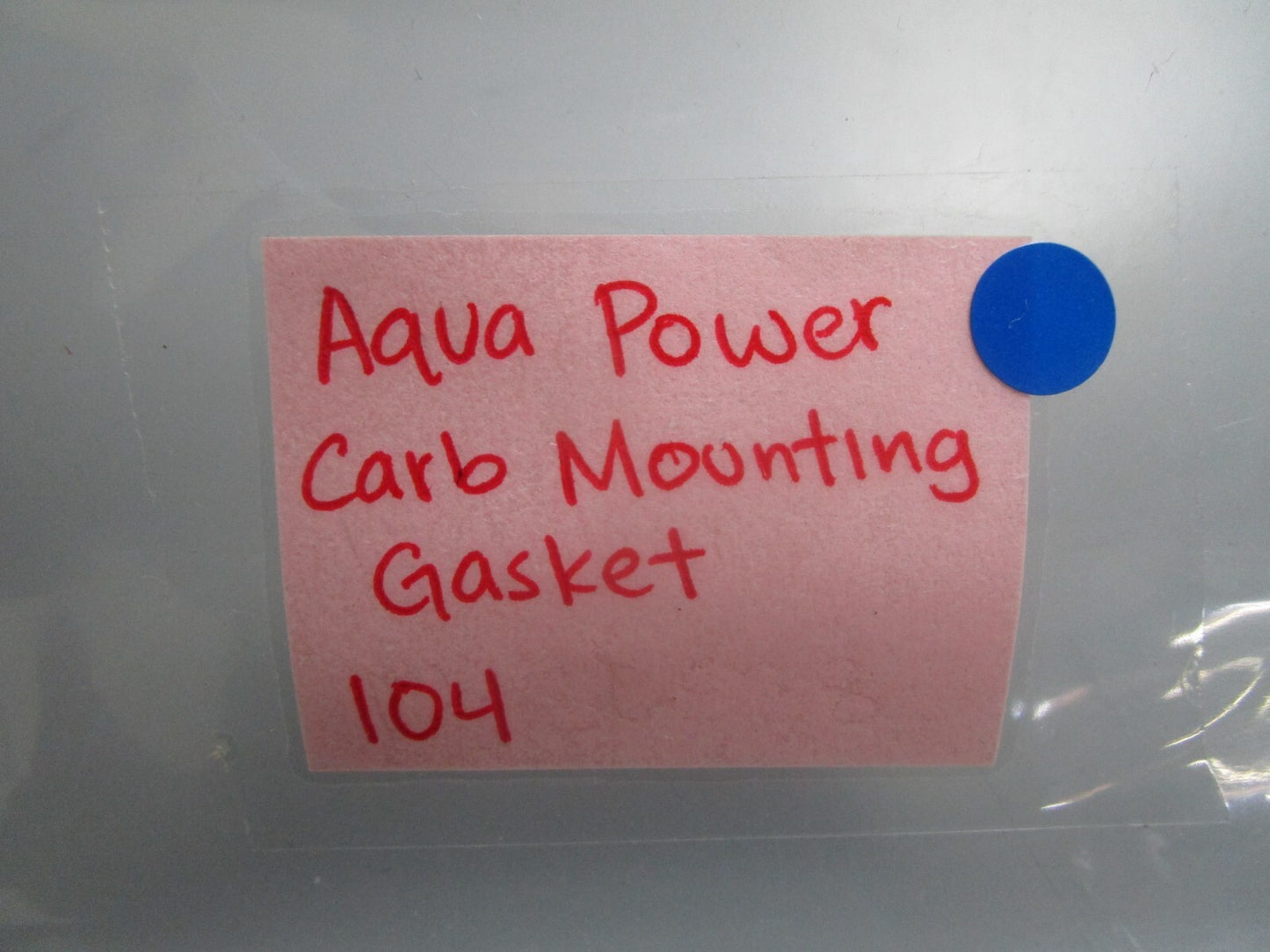 *NEW* 0810 Aqua Power Carburetor Mounting Gasket 104