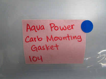*NEW* 0810 Aqua Power Carburetor Mounting Gasket 104