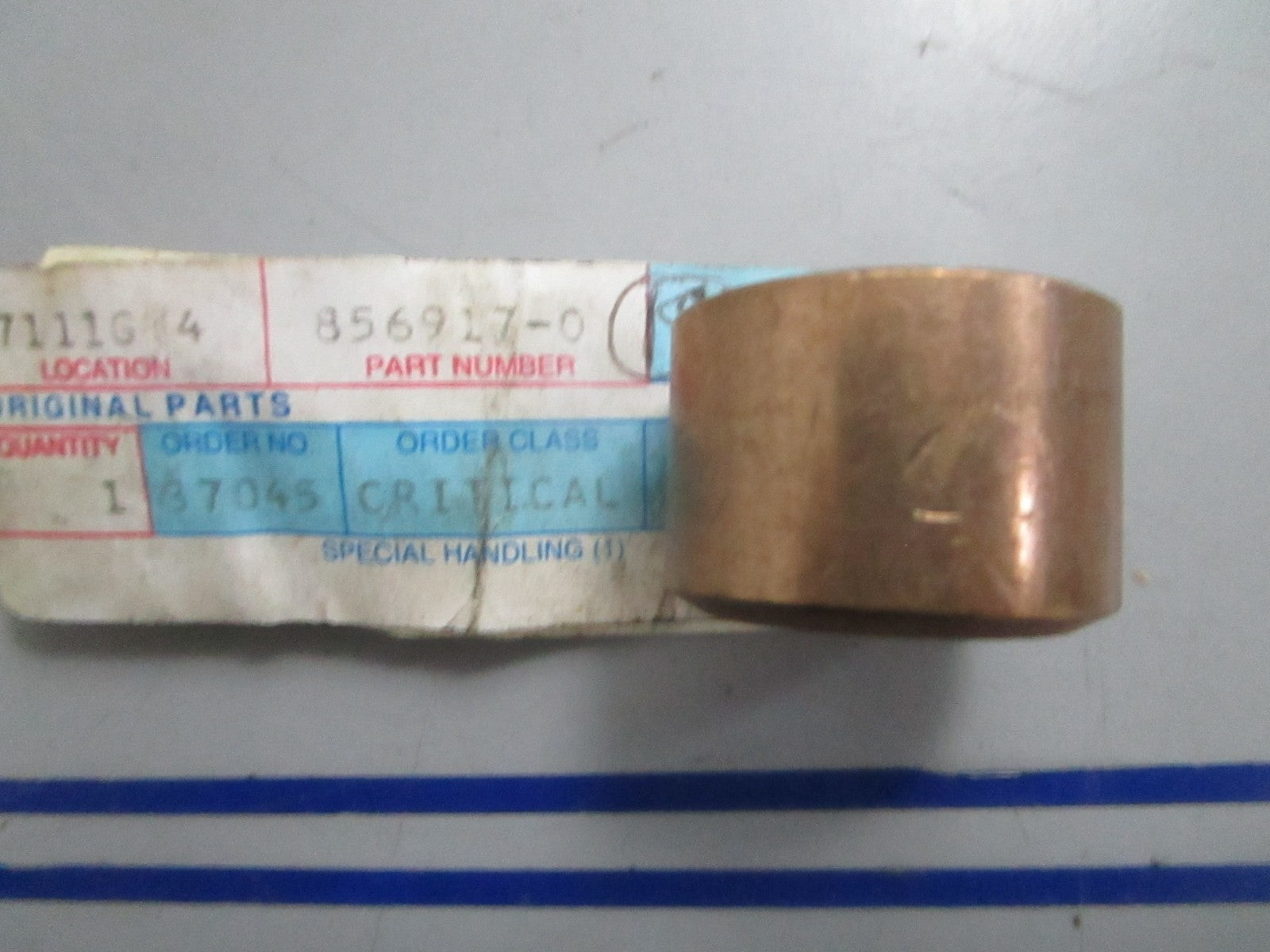 *NEW OEM* 0820 Volvo Penta Bearing 856917