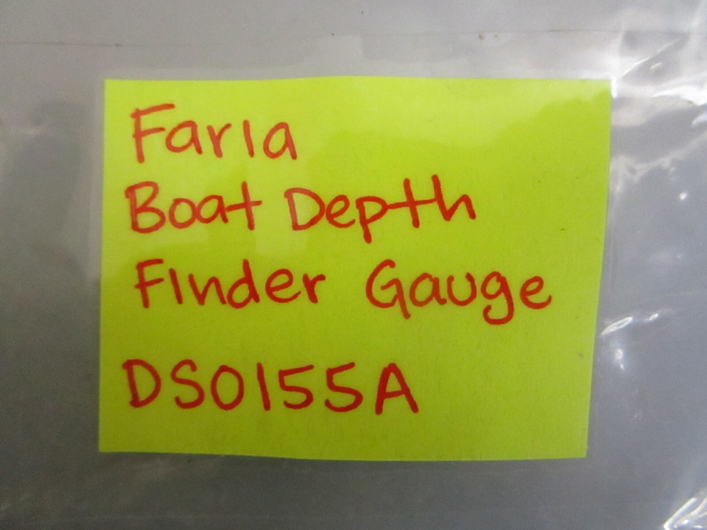 *NEW* 0820 Faria Boat Depth Finder Gauge DS0155A