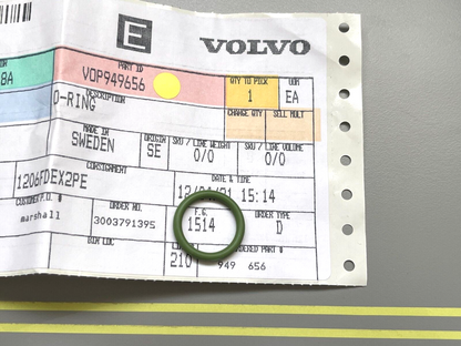 *NEW OEM* 0750 Volvo Penta O-RING 949656