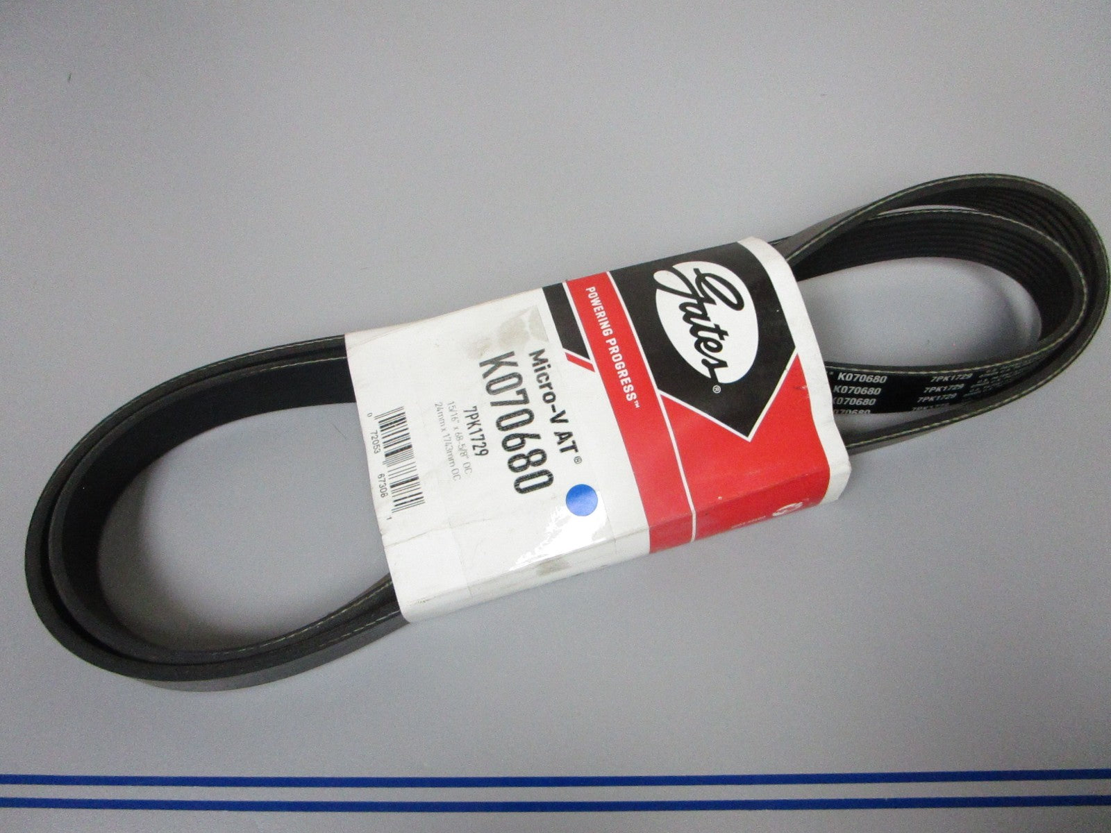 NEW K070680 Gates Micro-V 15/16" x 68 ⅝" Serpentine Belt 0720