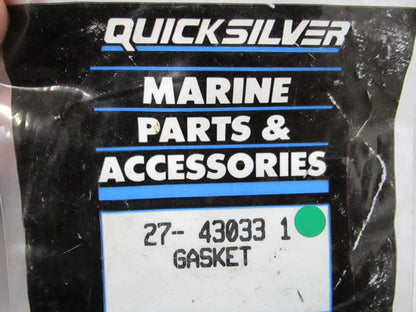 NEW OEM (LOT OF 2) 27-43033 1 Mercury Quicksilver Gasket 0810