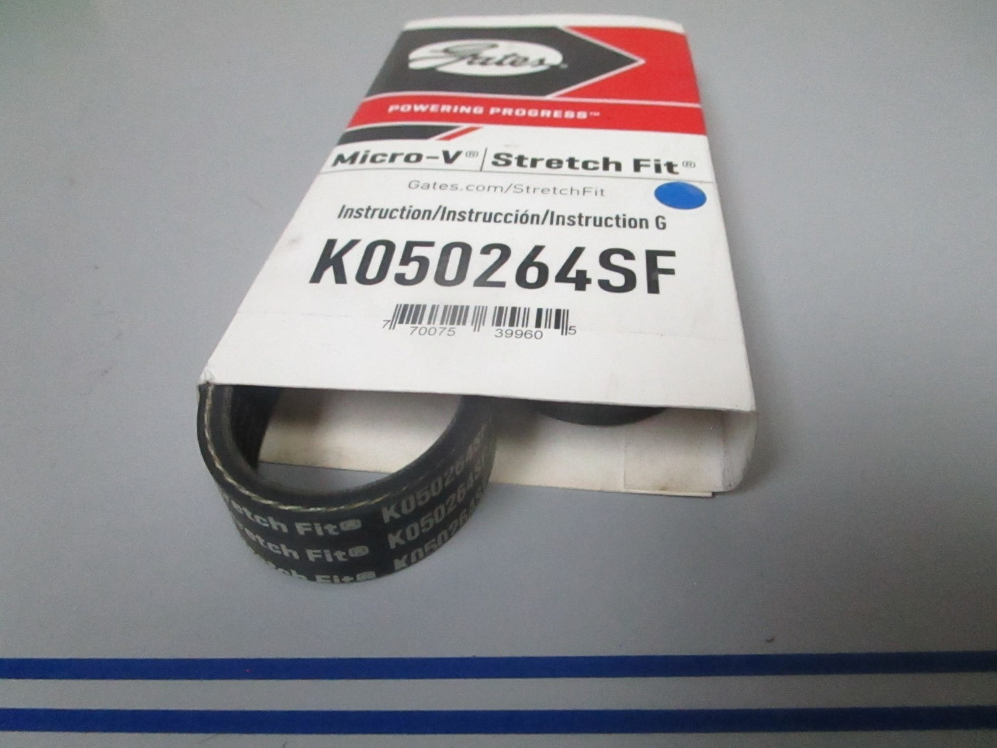 NEW K050264SF Gates Micro-V Stretch Fit Belt 0720