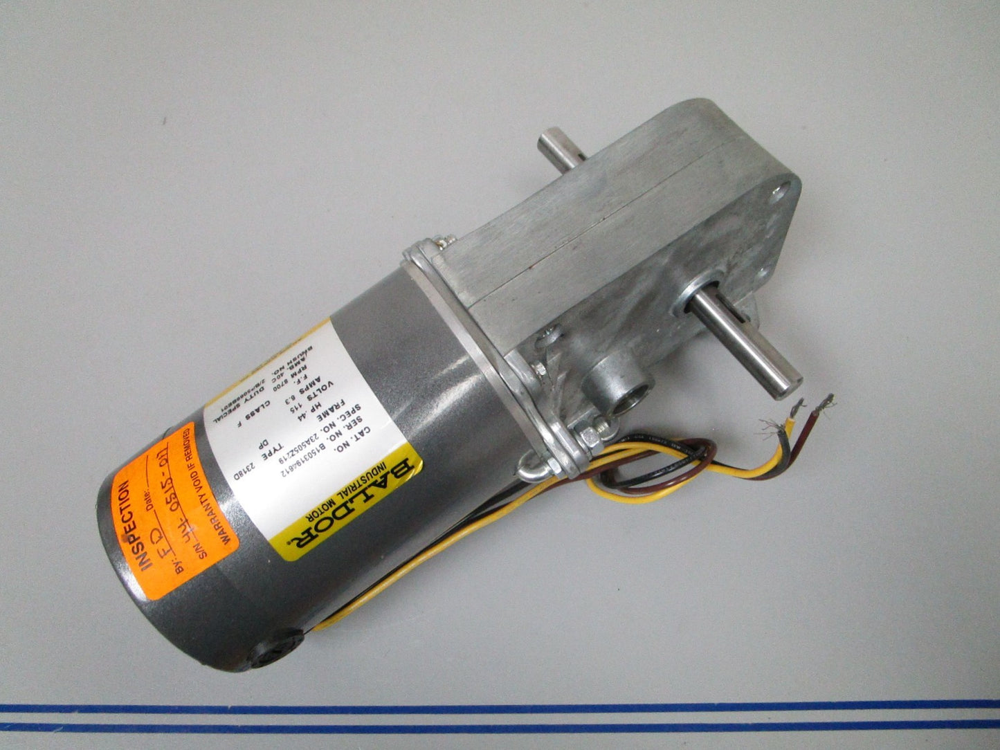 *NEW OEM* 0720 Baldor 115V 6.3AMP 8700RPM .44hp Industrial Motor 23A505Z219