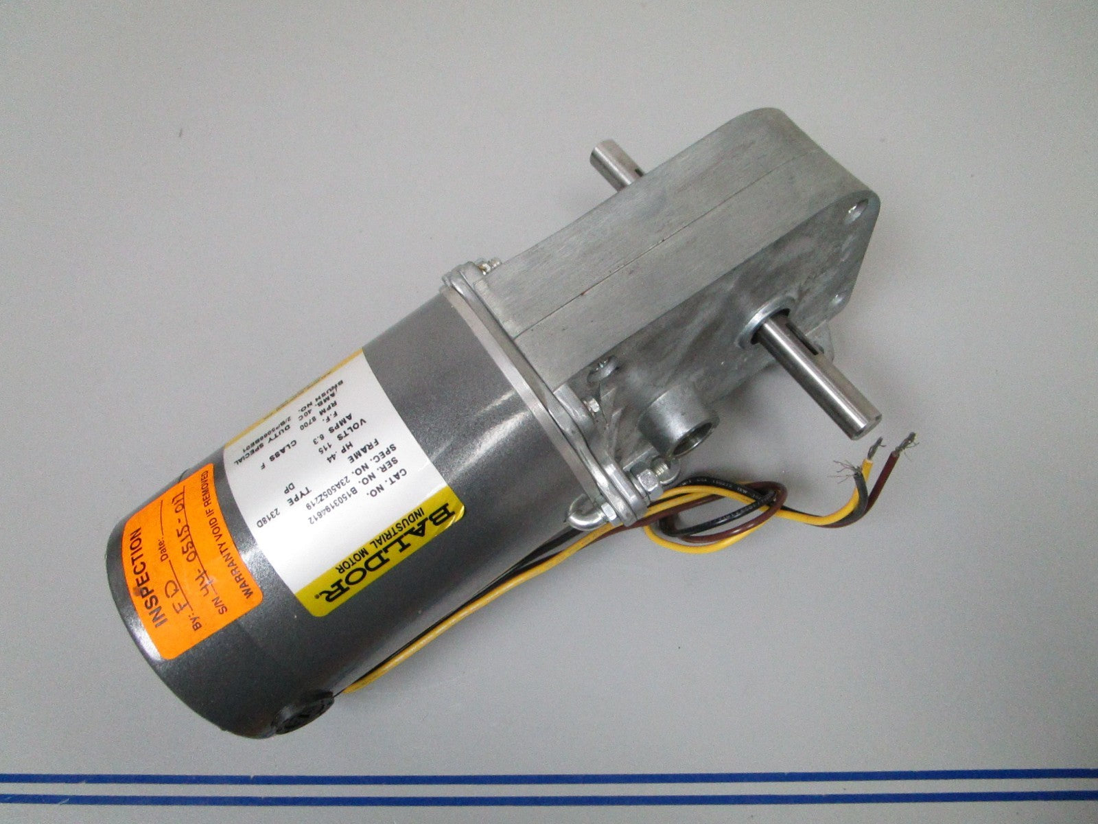 *NEW OEM* 0720 Baldor 115V 6.3AMP 8700RPM .44hp Industrial Motor 23A505Z219