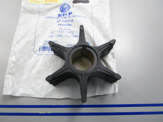 NEW 47-09212 Replaces: Suzuki 17461-87E12 EMP Impeller 0810