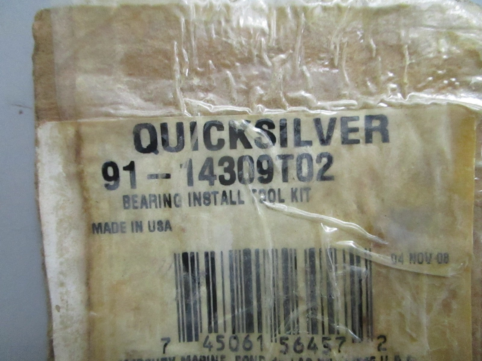 *NEW OEM* 0820 Mercury Quicksilver Bearing Install Tool Kit 91-14309T02