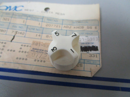 *NEW OEM* 0810 OMC Johnson Evinrude Adjustment Knob 207721 0207721