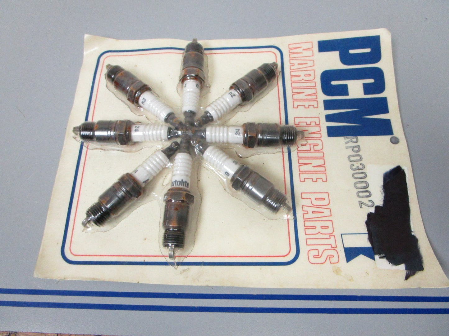 NEW OEM RP030002 Pleasure Craft Marine PCM Autolite #24 Spark Plug Set 0720