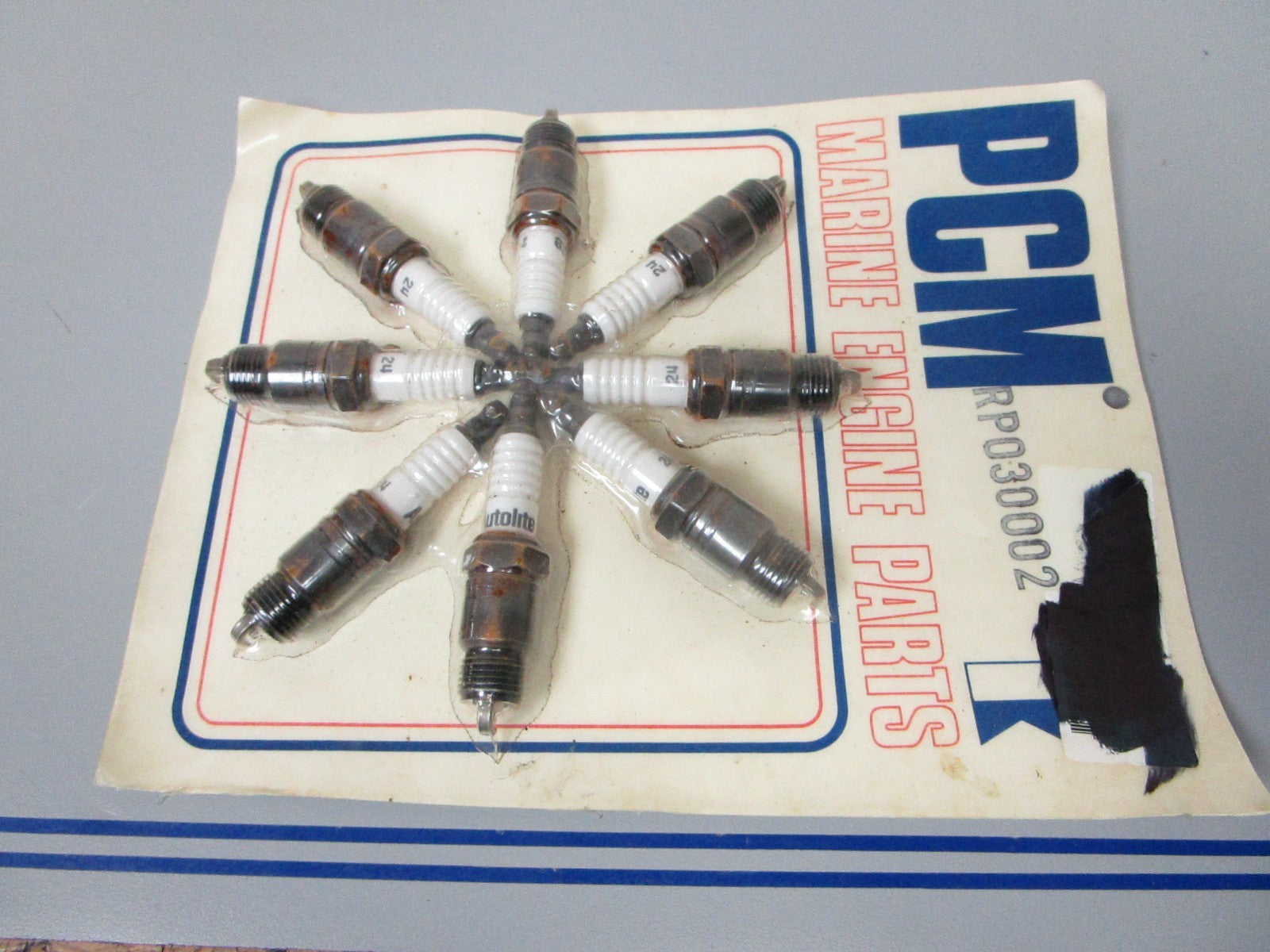 NEW OEM RP030002 Pleasure Craft Marine PCM Autolite #24 Spark Plug Set 0720