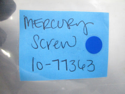 NEW OEM (LOT OF 5) 10-77363 Mercury Quicksilver Screw 0810