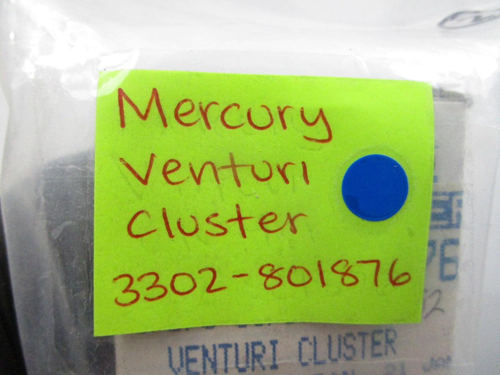 *NEW OEM* 0810 Mercury Quicksilver Venturi Cluster 3302-801876