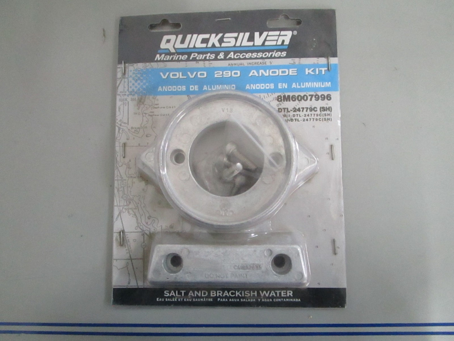 NEW OEM 8M6007996 Mercury Quicksilver Anode Kit 0820