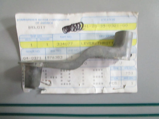 NEW OEM 334077 0334077 OMC Johnson Evinrude Throttle Lever 0820