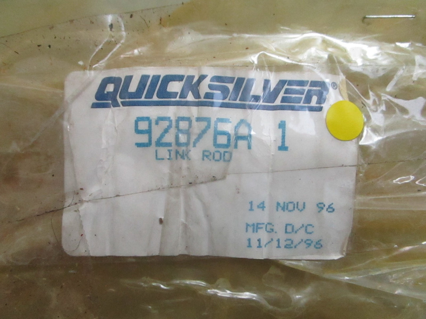 *NEW OEM* 0820 Mercury Quicksilver Link Rod 92876A1