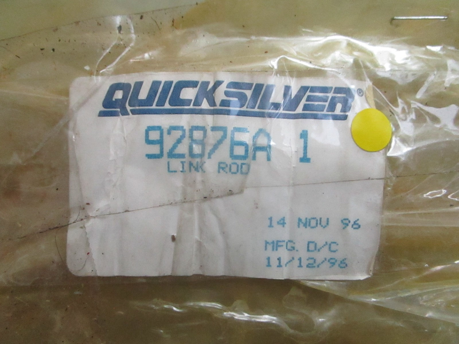 *NEW OEM* 0820 Mercury Quicksilver Link Rod 92876A1