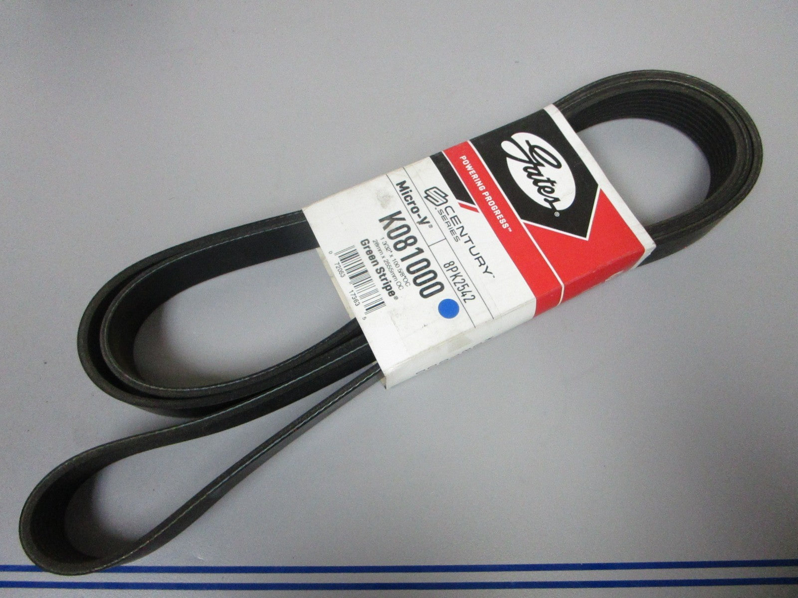 NEW K081000 Gates Micro-V 1-3/32" x 100 ⅝" Serpentine Belt 0720