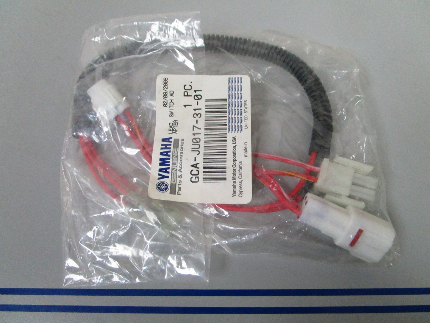 NEW OEM GCA-JU017-31-01 Yamaha Switch Adapter Lead 0810