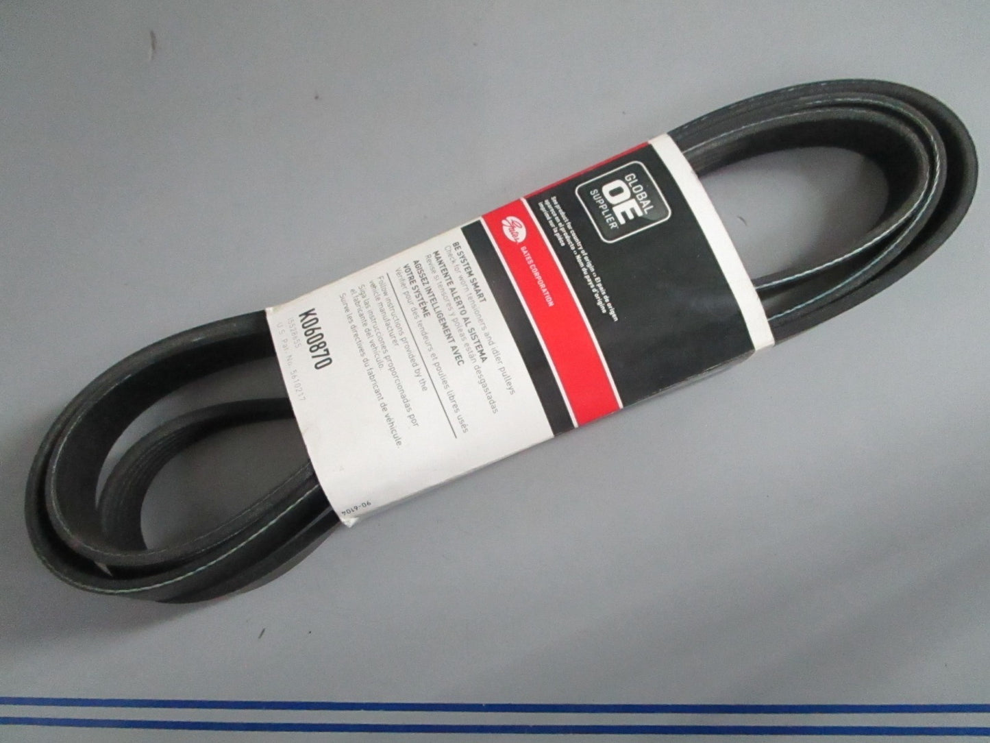 NEW K060870 Gates Century Series Micro-V Serpentine Belt 0820