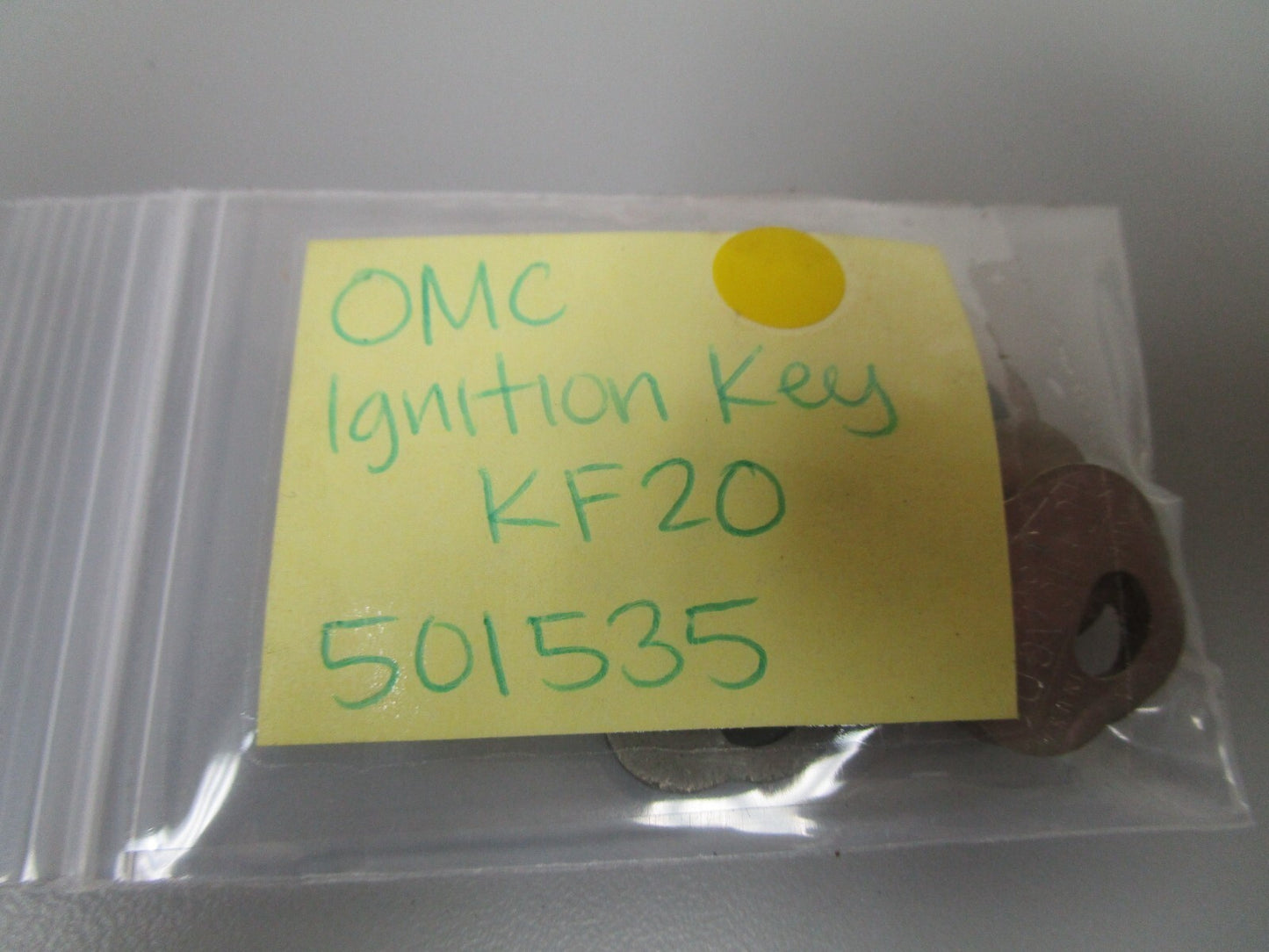 *NEW OEM* 0750 OMC Johnson Evinrude IGNITION KEY KF20  501535 0501535