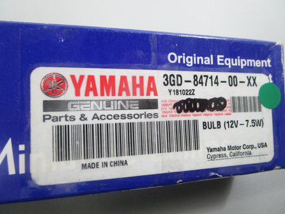 NEW OEM (LOT OF 8) 3GD-84714-00-XX Yamaha 12V 7.5W Bulb 0810