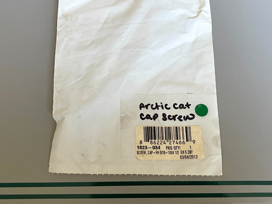 NEW OEM 1623-034 Arctic Cat Cap Screw 0810