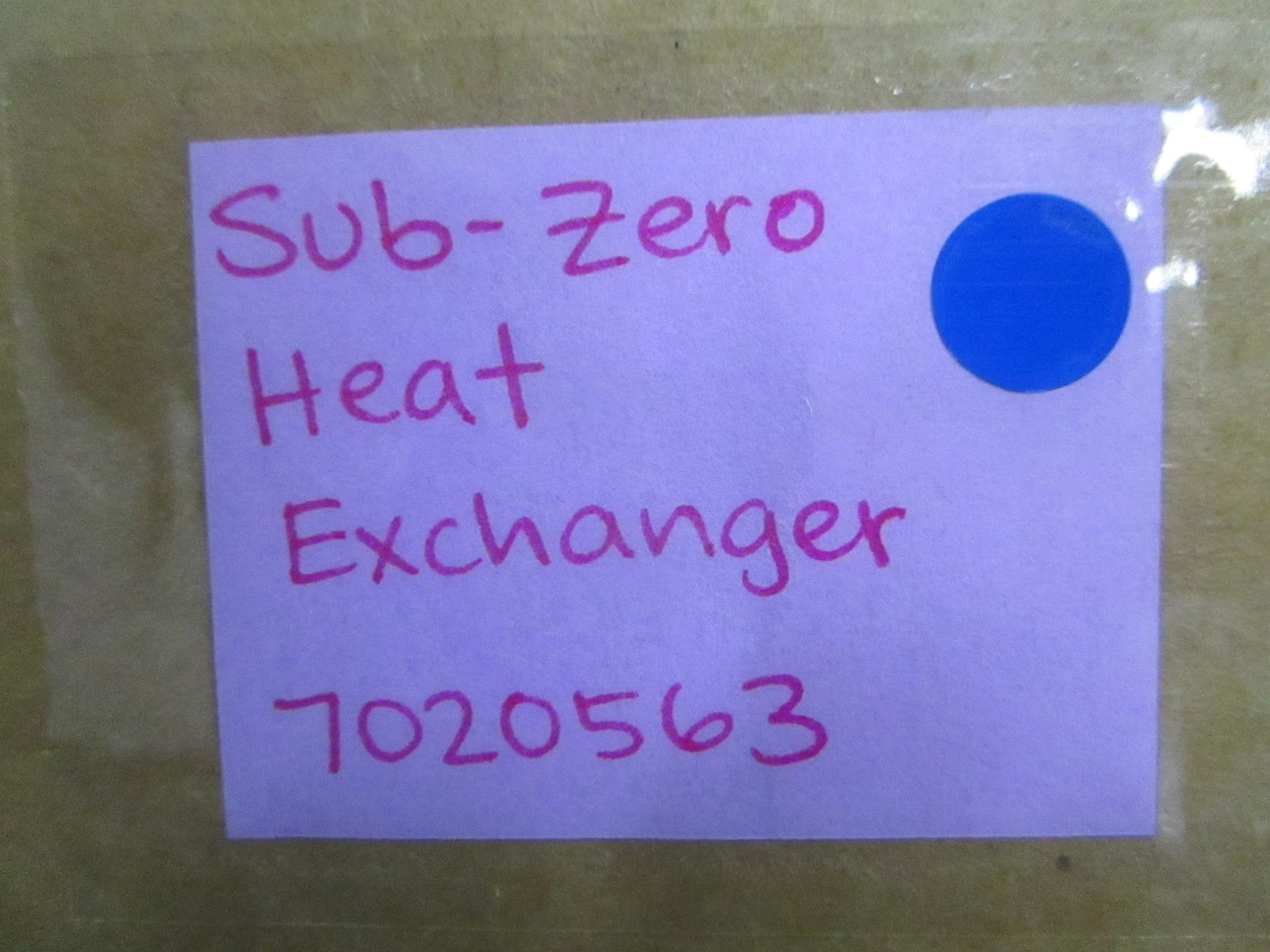 *NEW OEM* 0820 Sub-Zero Heat Exchanger 7020563