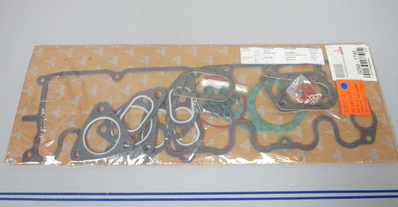 *NEW OEM* 0720 Deutz BF4M2011 BF4L2011 Upper Gasket Set 0293-1740