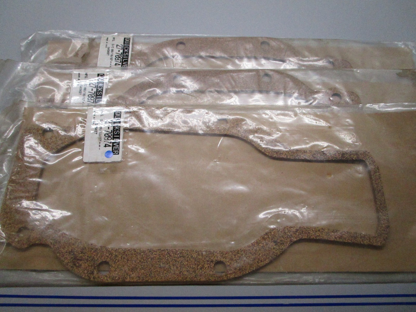 *NEW OEM* (LOT OF 3) 0810 Mercury Quicksilver Gasket 27-70974