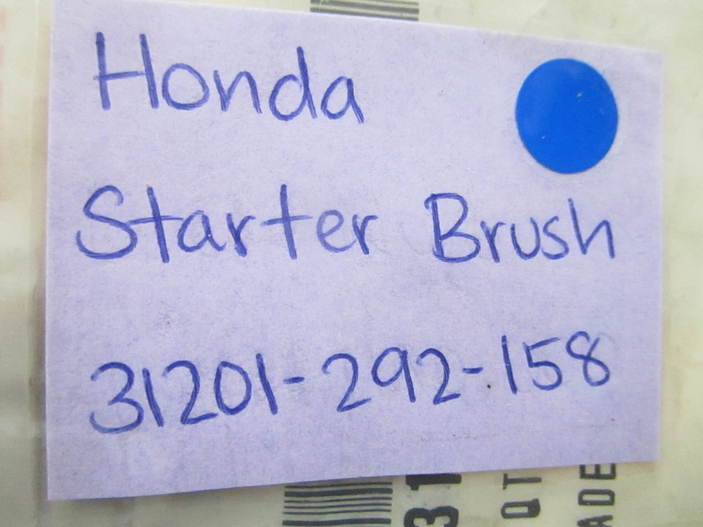 *NEW OEM* 0810 Honda Starter Brush 31201-292-158