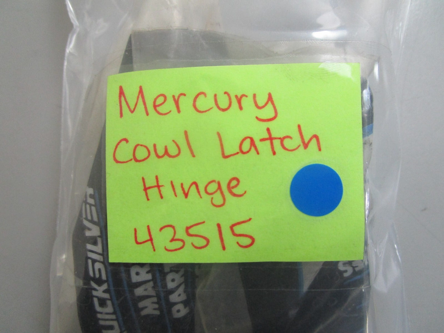 *NEW OEM* 0820 Mercury Quicksilver Cowl Latch Hinge 43515