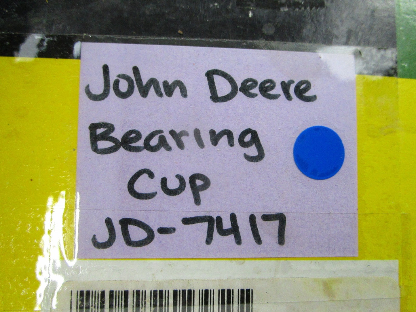 NEW OEM JD-7417 John Deere Bearing Cup 0810