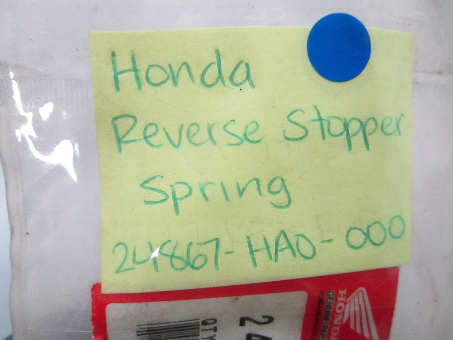 *NEW OEM* 0810 Honda Reverse Stopper Spring 24867-HA0-000