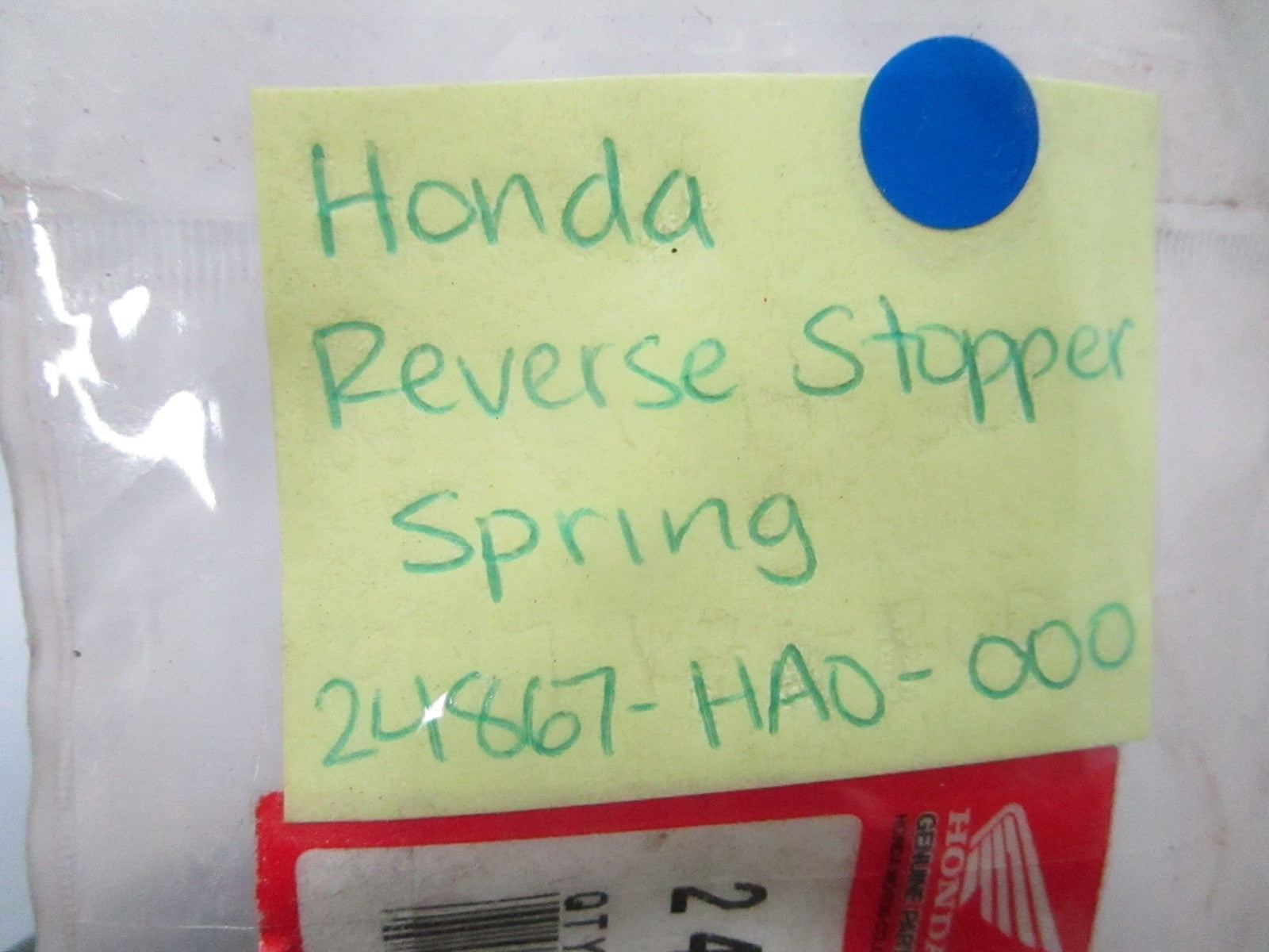 *NEW OEM* 0810 Honda Reverse Stopper Spring 24867-HA0-000