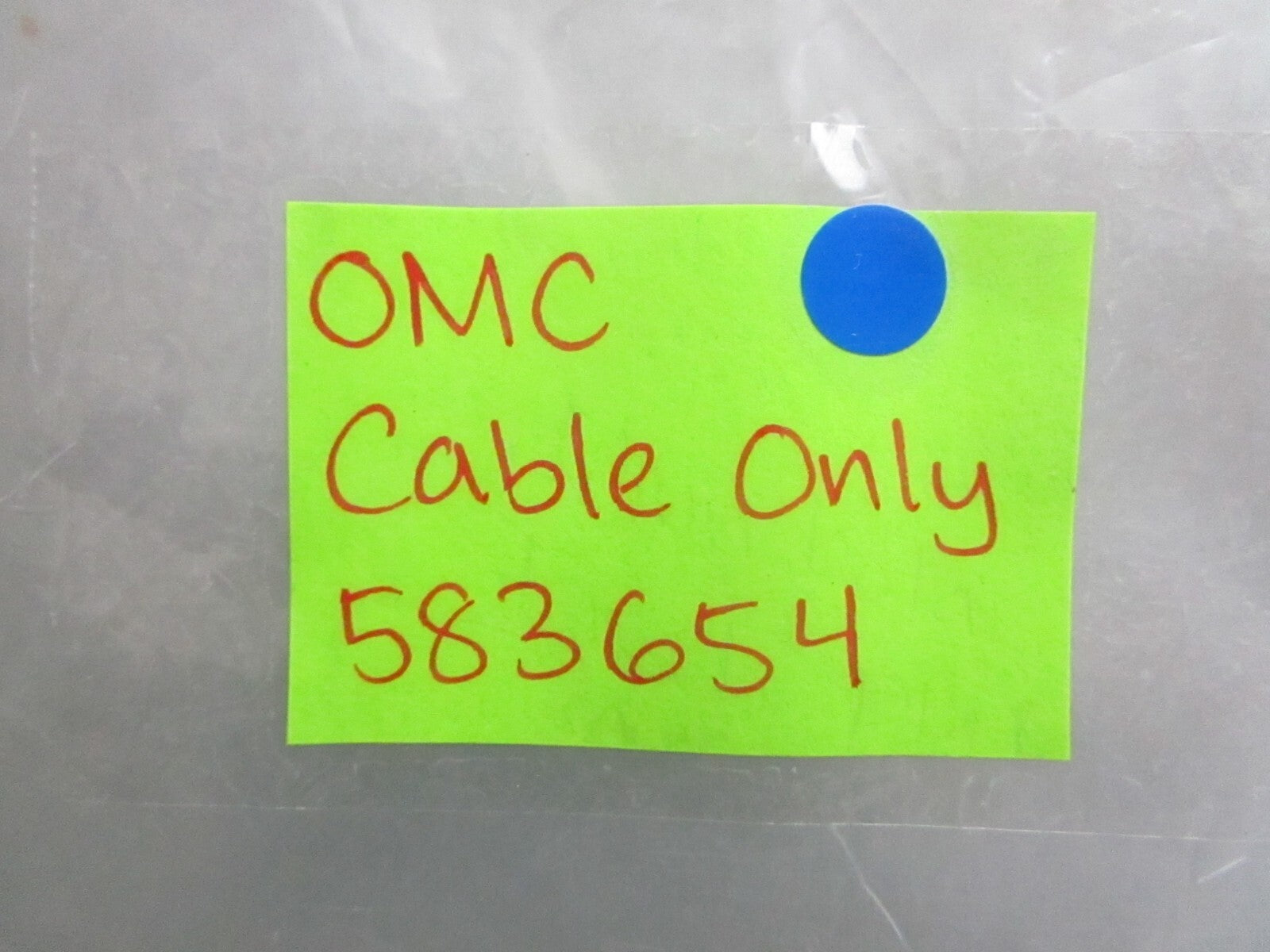 *NEW OEM* 0820 OMC Johnson Evinrude Cable Only 583654 0583654