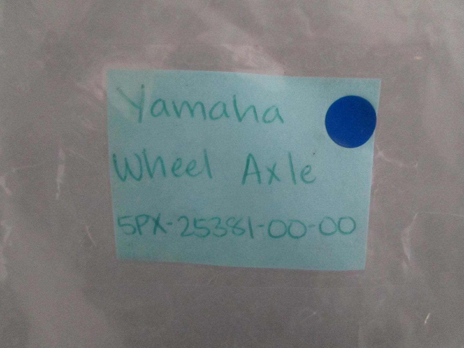 NEW OEM 5PX-25381-00-00 Yamaha Wheel Axle 0820