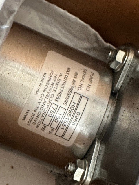 NEW ALEMITE 025-9968 5:1 RAM STUB PUMP