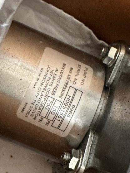 NEW ALEMITE 025-9968 5:1 RAM STUB PUMP