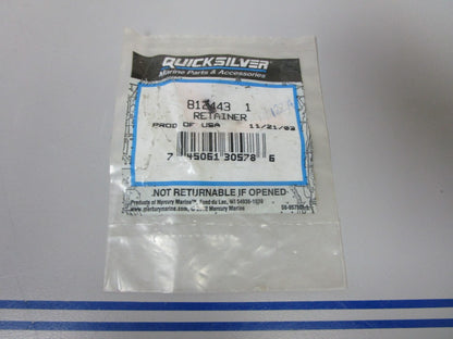 *NEW OEM* 0720 Mercury Quicksilver Retainer 8124431