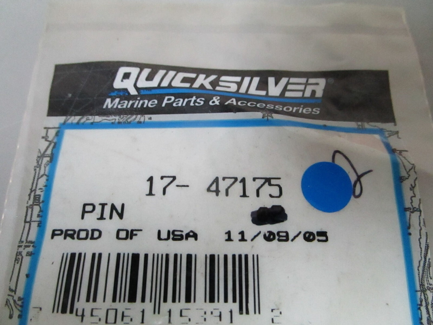 *NEW OEM* (LOT OF 2) 0810 Mercury Quicksilver Pin 17-47175