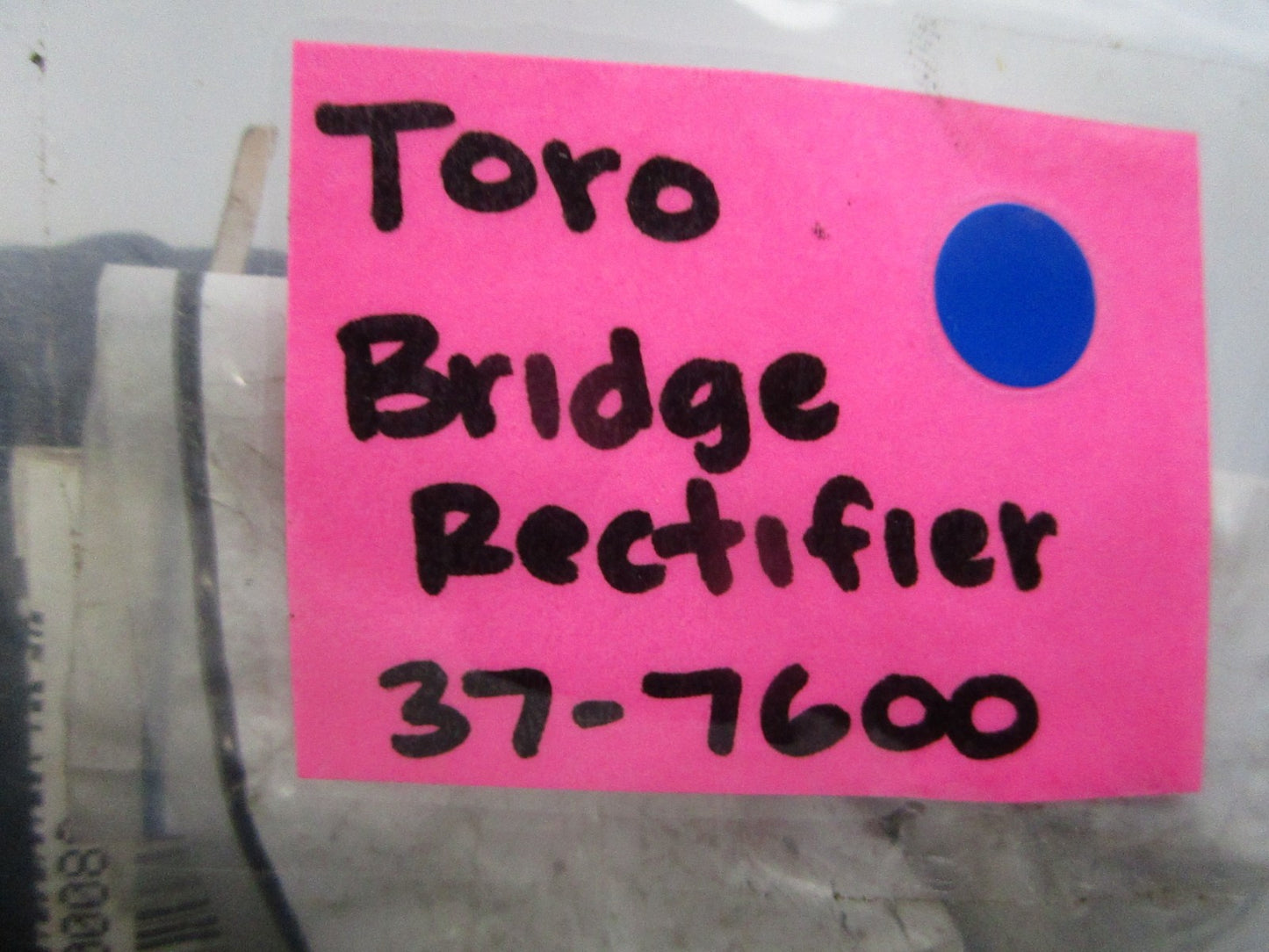 NEW OEM 37-7600 Toro Bridge Rectifier 0810