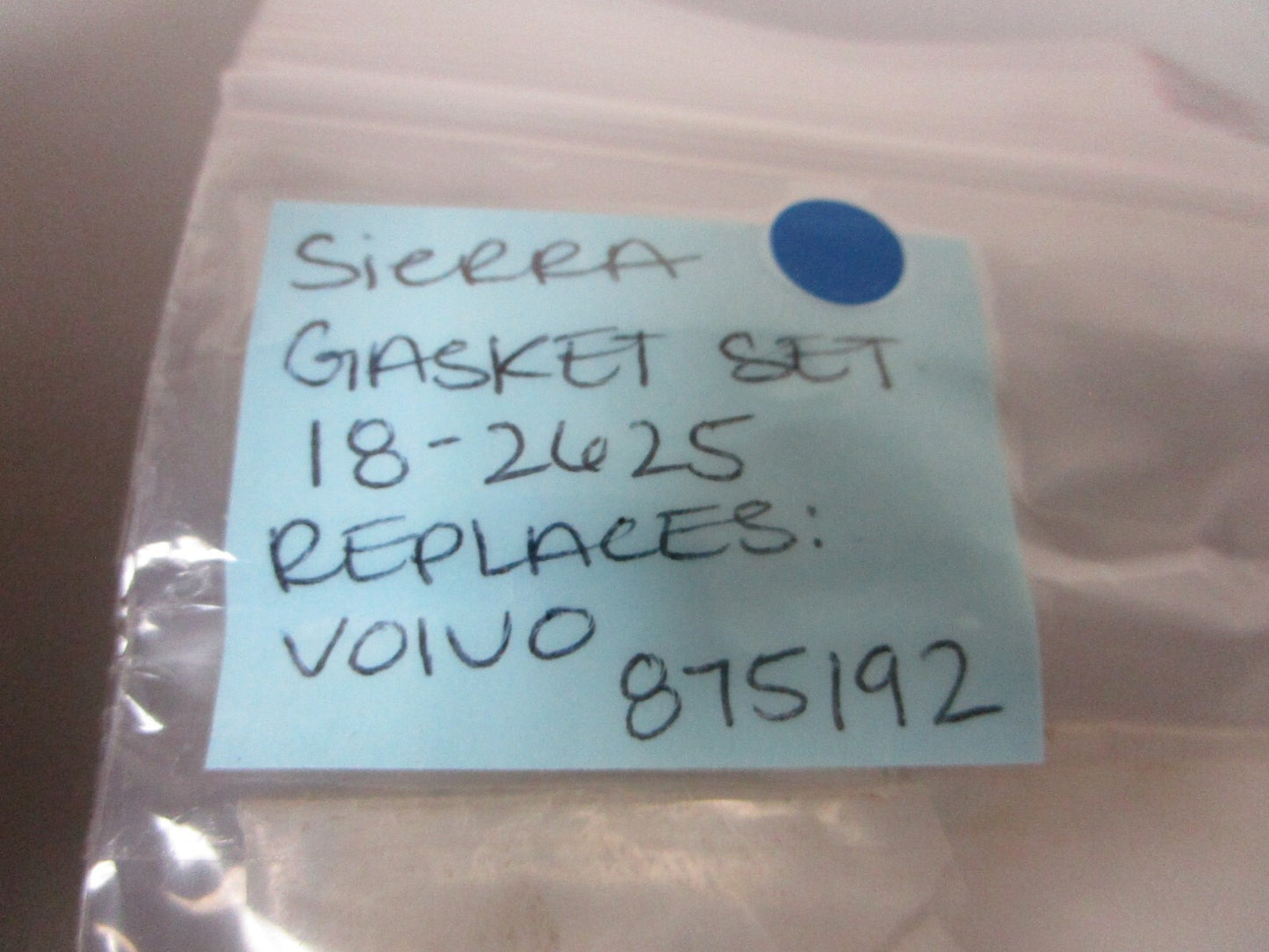 *NEW* 0720 Sierra Gasket Set 18-2625 Replaces: Volvo 875192
