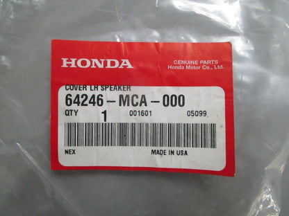*NEW OEM* 0820 Honda Left Front Speaker Cover 64246-MCA-000