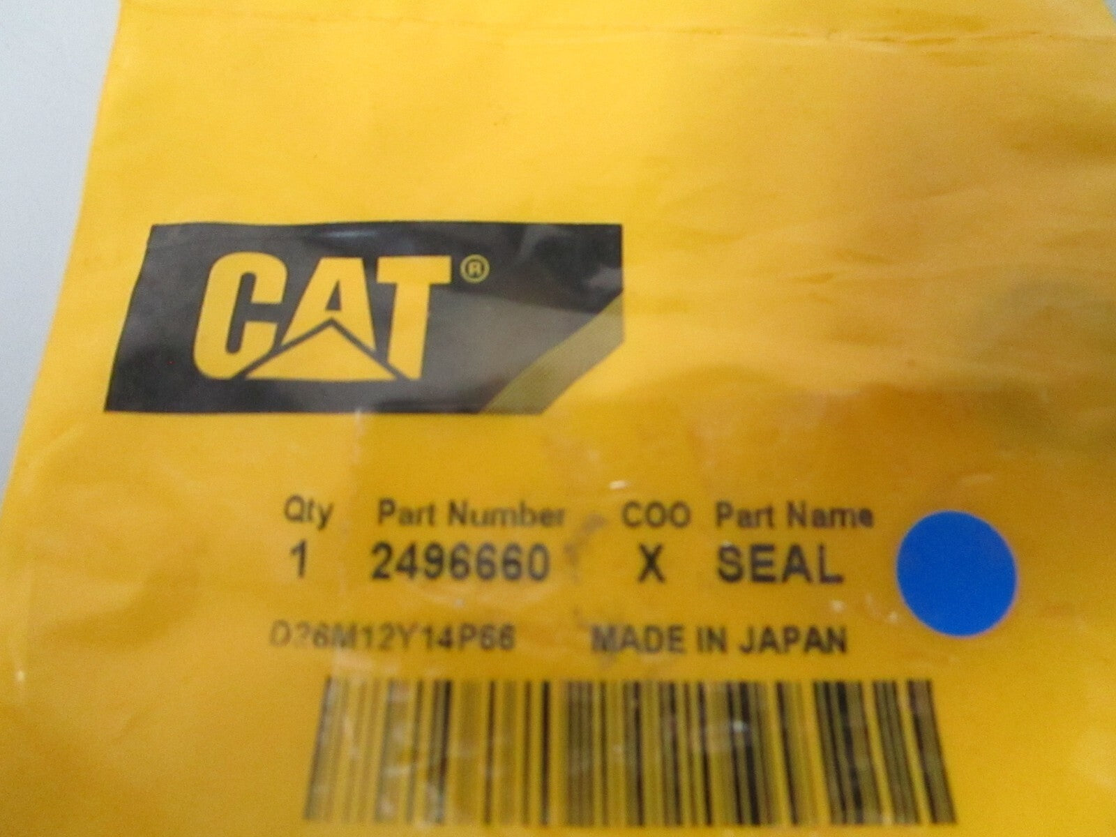*NEW OEM* 0810 CAT Seal 2496660