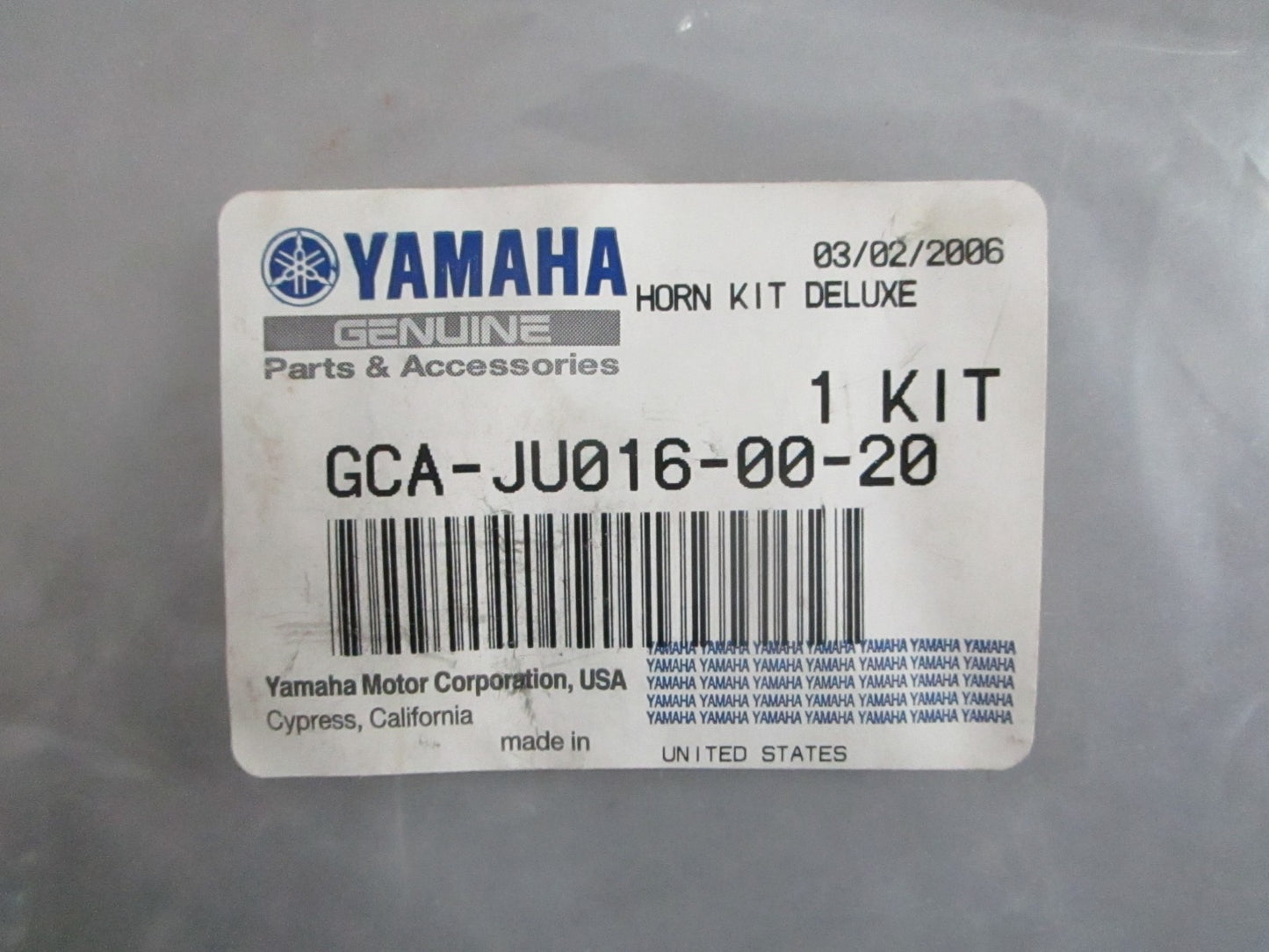 NEW OEM GCA-JU016-00-20 Yamaha Deluxe Horn Kit 0820